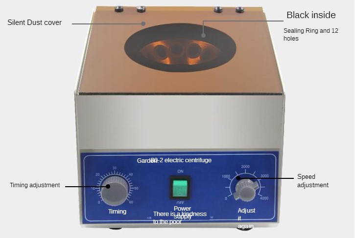 X Medical Lab - Centrifugeuse électrique basse vitesse, 220V, 80-2,