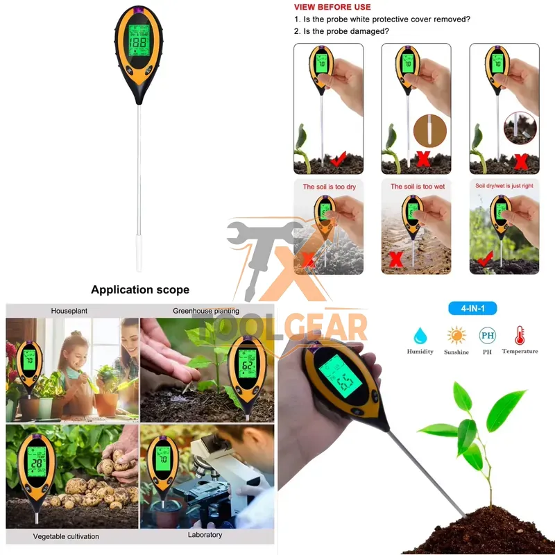 Ph Meter - 2026 Vente Flash* Testeur de Sol