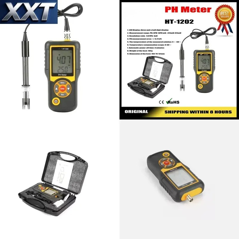 Ph Meter - pH-mètre numérique XXT avec capteur intelligent,