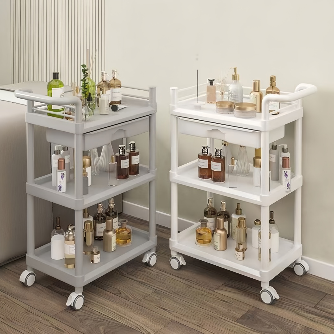 Medical Lab Furniture - Chariot médical à 3 niveaux avec