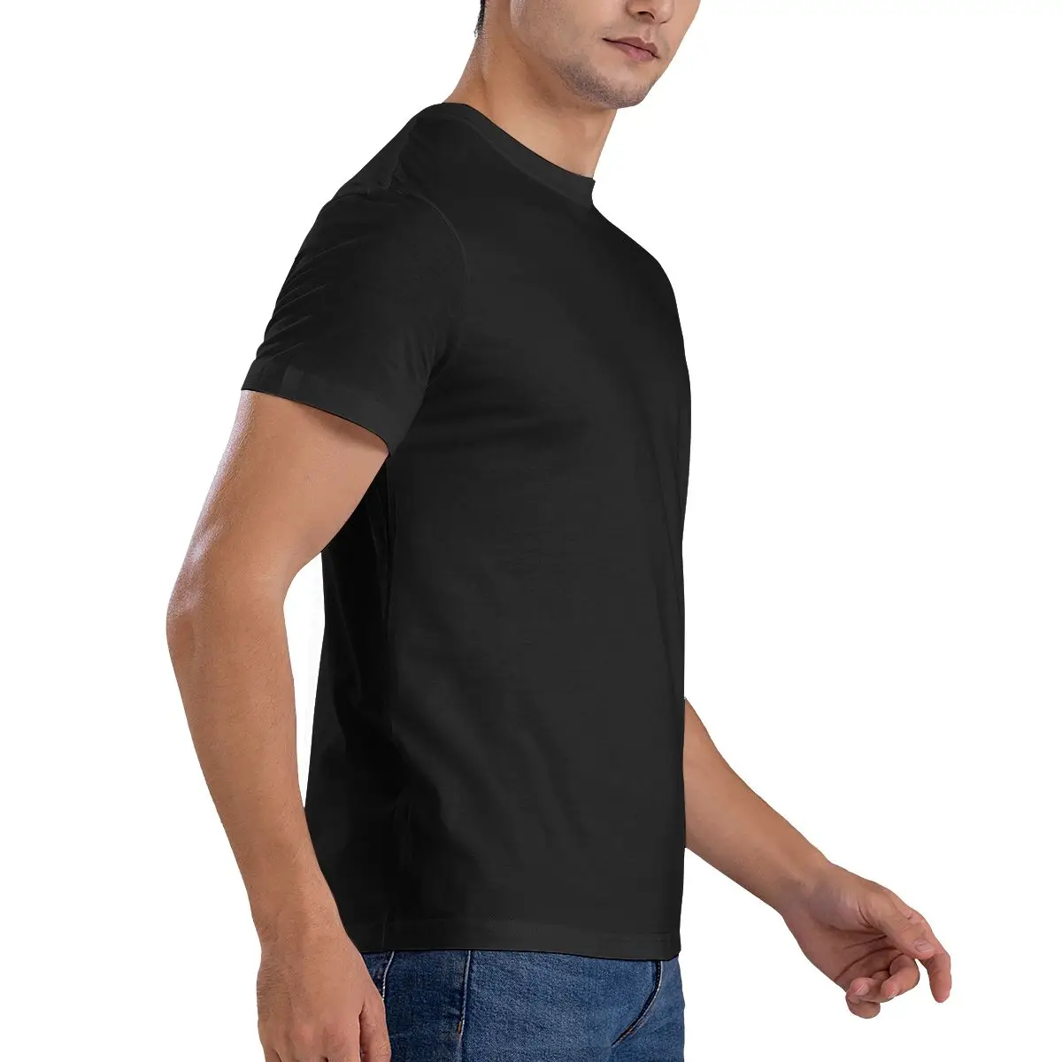 T-shirt noir à col rond et man - Medical Lab Graphics avis et prix