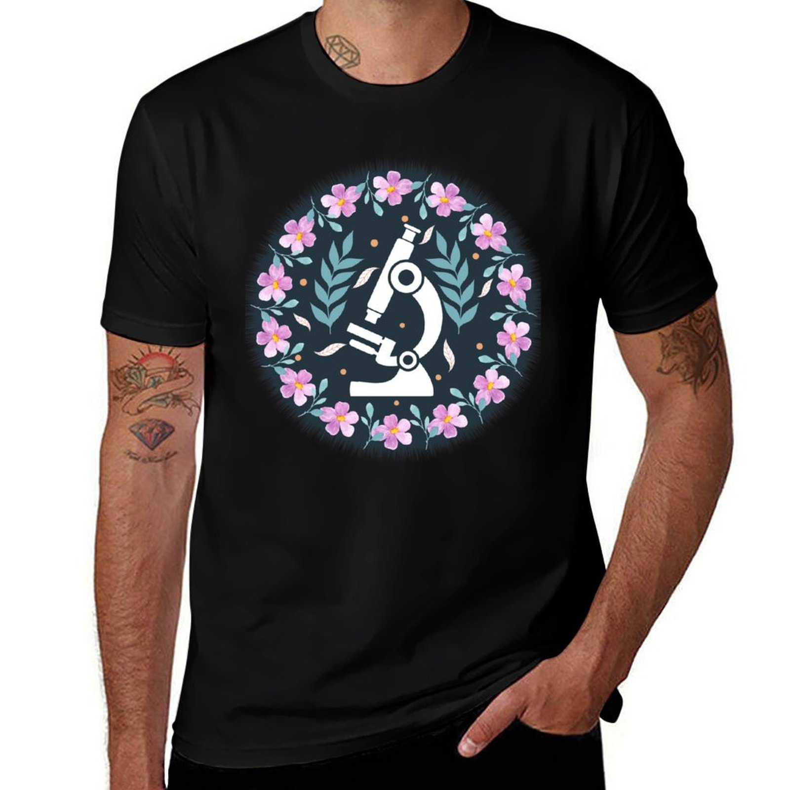 T-shirt à manches courtes avec - Medical Lab Graphics avis et prix